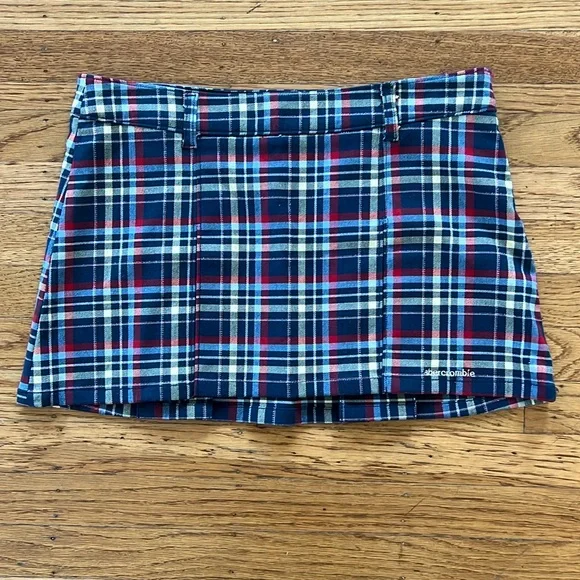 Vintage Abercrombie & Fitch Plaid Skirt - Picture 1 of 5